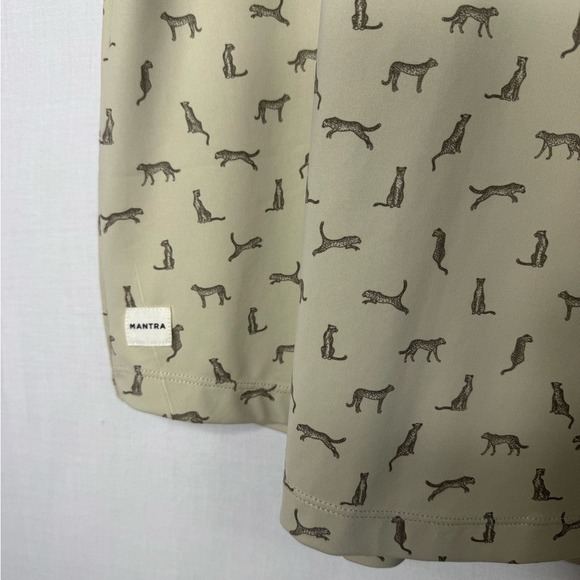 Mantra Mens Catalyst Polo Namibia Collection Cheetah XL Golf Athletic Stretch - Picture 4 of 12